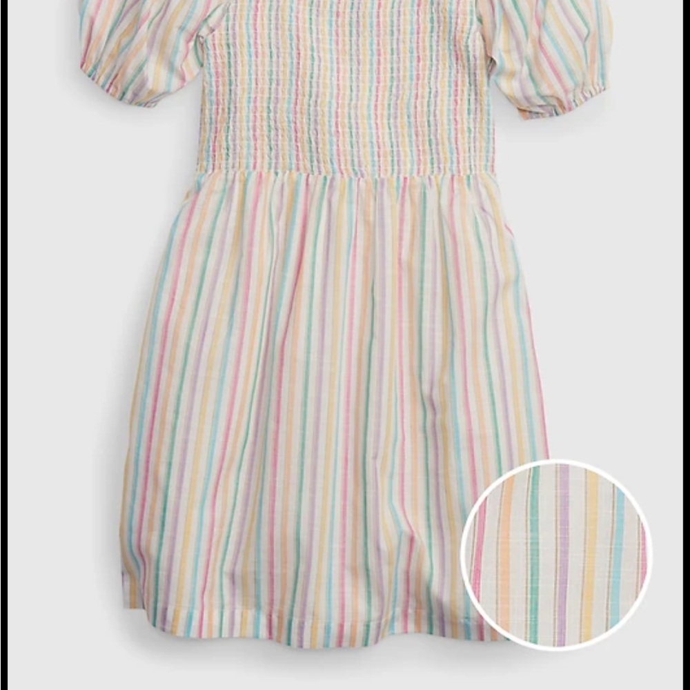 Striped Multicolor Kids Dress